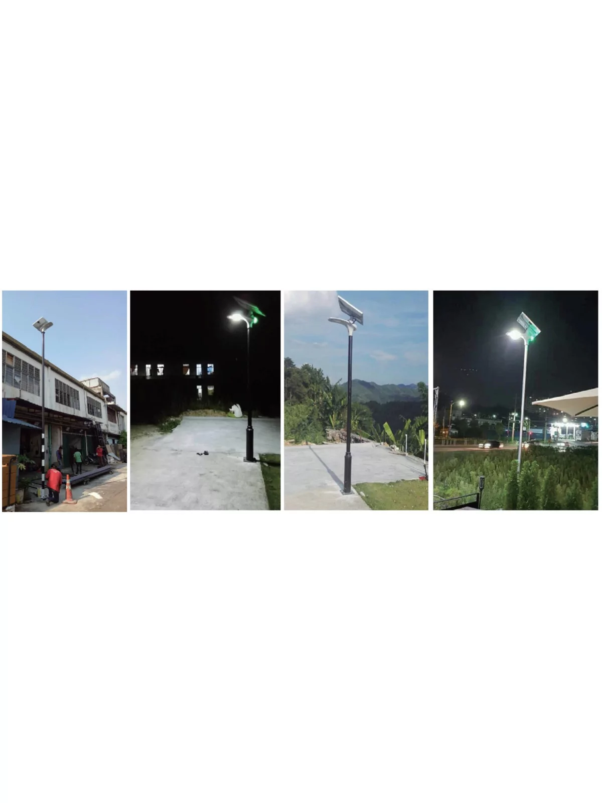 Lampadaire solaire - LED autonome 15W 18V FB