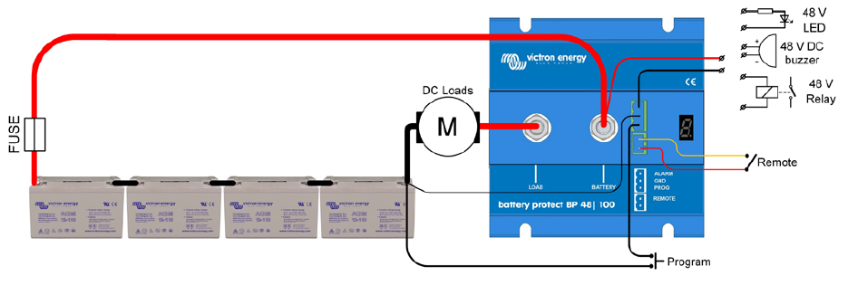 Battery protect de victron