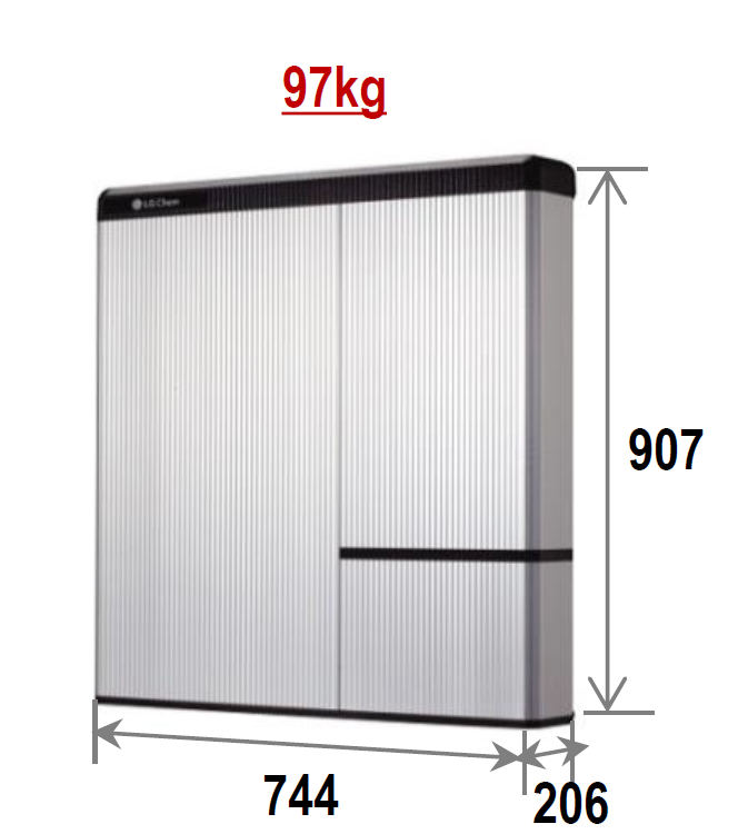 LG RESU 10H Dimensions