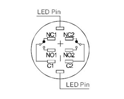 Robusto interruptor LED