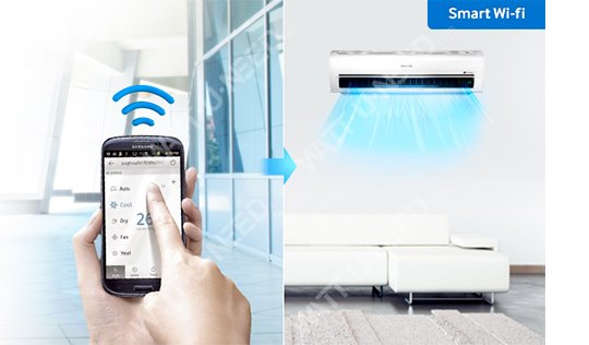 Control your air conditioning systems remotely