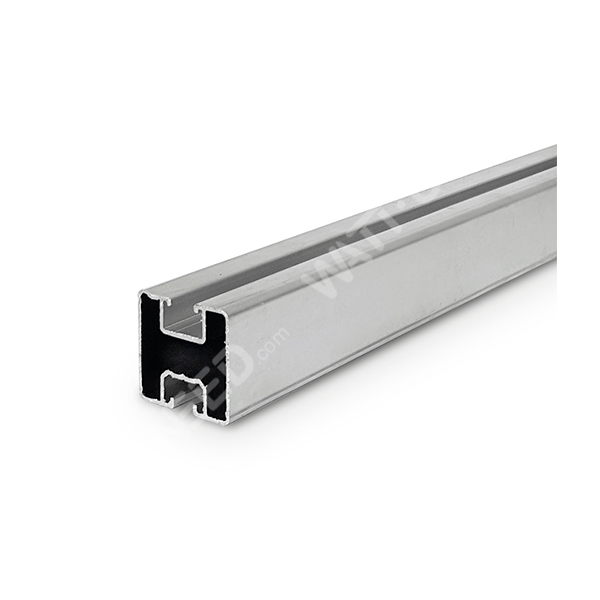 Riel de aluminio 40x40 para fijación de paneles solares (1M)